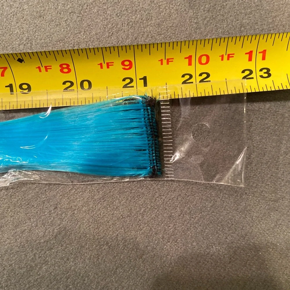 23 Hair Extensions Clip In Colorful 21” long New Never Used‎